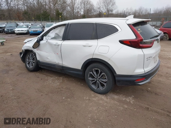 2020 Honda CR-V EX with VIN 5J6RW2H59LL027969, listed as a IAAI auction lot 41452386 with 45,448 mi miles. Bid and sale history available at carsss.com. Image 3.