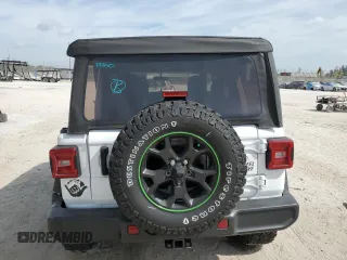 2023 Jeep Wrangler Willys with VIN 1C4HJXDN5PW510494, listed as a Copart auction lot 49237984 with 19,371 mi miles and Non Repairable. Bid and sale history available at DreamBid. Image 6.