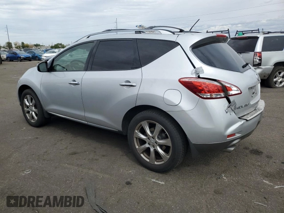 2013 Nissan Murano LE with VIN JN8AZ1MUXDW207581, listed as a Copart auction lot 71551664 with 176,905 mi miles and Salvage Title. Bid and sale history available at carsss.com. Image 2.