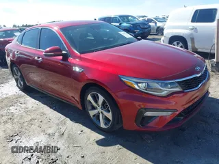 2019 Kia Optima LX with VIN 5XXGT4L32KG332395, listed as a IAAI auction lot 41606749 with 58,532 mi miles. Bid and sale history available at carsss.com. Image 1.