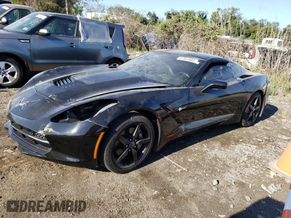 2015 Chevrolet Corvette 1LT with VIN 1G1YB2D71F5117705, listed as a Copart auction lot 67867883 with 77,802 mi miles. Bid and sale history available at carsss.com. Image 1.