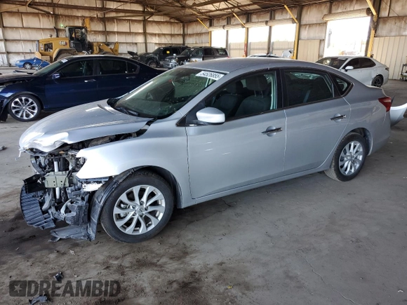 2019 Nissan Sentra S with VIN 3N1AB7APXKY278368, listed as a Copart auction lot 54526855 with 77,944 mi miles and Salvage Title. Bid and sale history available at carsss.com. Image 1.