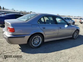 2001 BMW 5 Series 530iA with VIN WBADT63441CF13360, listed as a Copart auction lot 47142045 with 264,206 mi miles and Clean Title. Bid and sale history available at carsss.com. Image 3.