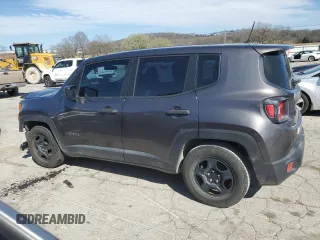 2017 Jeep Renegade Sport z VIN ZACCJAAB3HPF50167, wystawiony jako Copart lot #49672845 z przebiegiem 105 216 mil mil oraz Szkoda całkowita • Salvage title. Historia ofert i sprzedaży dostępna na DreamBid. Obrazek 2.
