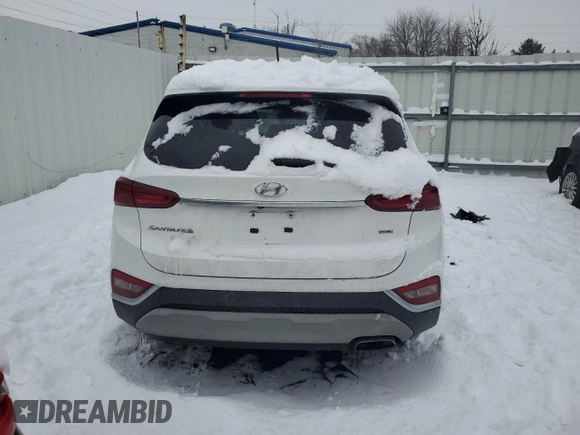 2019 Hyundai Santa Fe SE with VIN 5NMS2CAD9KH102793, listed as a Copart auction lot 43292245 with 160,903 mi miles and Salvage Title. Bid and sale history available at DreamBid. Image 6.