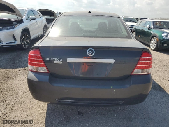 2007 Mercury Montego Premier with VIN 1MEHM42177G609414, listed as a Copart auction lot 74783944 with 0 mi miles and Salvage Title. Bid and sale history available at carsss.com. Image 6.