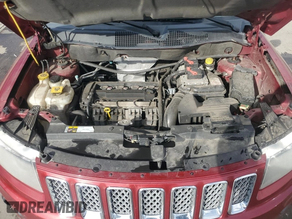 2014 Jeep Compass Latitude with VIN 1C4NJCEA7ED532061, listed as a Copart auction lot 52449655 with 178,320 mi miles and Salvage Title. Bid and sale history available at carsss.com. Image 12.