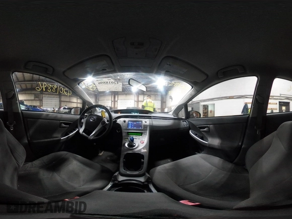 2010 Toyota Prius II with VIN JTDKN3DU1A1302109, listed as a IAAI auction lot 42018896 with 125,169 mi miles. Bid and sale history available at carsss.com. Image 18.