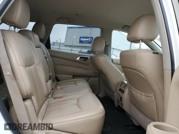 2017 Nissan Pathfinder SL with VIN 5N1DR2MM9HC672824, listed as a Copart auction lot 46905065 with 96,018 mi miles and Salvage Title. Bid and sale history available at carsss.com. Image 11.