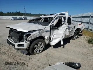 2018 Ford F-150 XL with VIN 1FTEW1EG9JFD30234, listed as a Copart auction lot 52630995 with 0 mi miles and Salvage Title. Bid and sale history available at carsss.com. Image 1.