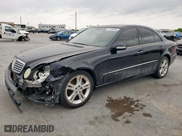 2005 Mercedes-Benz E 5.0L with VIN WDBUF70J85A668355, listed as a Copart auction lot 51750505 with 119,239 mi miles and Salvage Title. Bid and sale history available at carsss.com. Image 1.