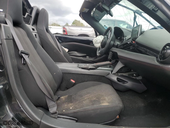 2016 Mazda MX-5 Miata Club with VIN JM1NDAC79G0111438, listed as a Copart auction lot 49175045 with 50,638 mi miles and Salvage Title. Bid and sale history available at carsss.com. Image 7.