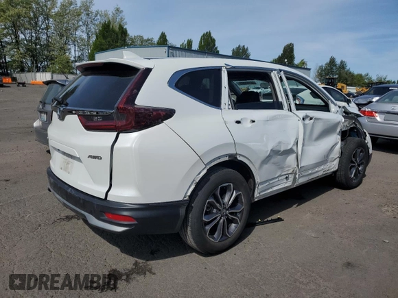 2022 Honda CR-V EX z VIN 7FARW2H54NE055954, wystawiony jako Copart lot #56185005 z przebiegiem 24 158 mil mil oraz Szkoda całkowita • Salvage title. Historia ofert i sprzedaży dostępna na DreamBid. Obrazek 3.