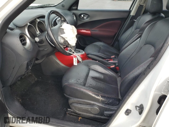 2014 Nissan Juke SV with VIN JN8AF5MV1ET360040, listed as a Copart auction lot 43237315 with Not Provided miles and Salvage Title. Bid and sale history available at DreamBid. Image 7.