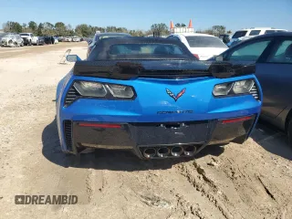 2016 Chevrolet Corvette Z06 3LZ with VIN 1G1YU3D65G5600476, listed as a Copart auction lot 74368294 with 0 mi miles and Salvage Title. Bid and sale history available at carsss.com. Image 6.