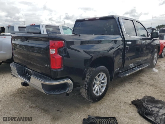 2019 Chevrolet Silverado 1500 LTZ with VIN 1GCPWEED5KZ134099, listed as a Copart auction lot 75094584 with 79,318 mi miles and Non Repairable. Bid and sale history available at carsss.com. Image 3.