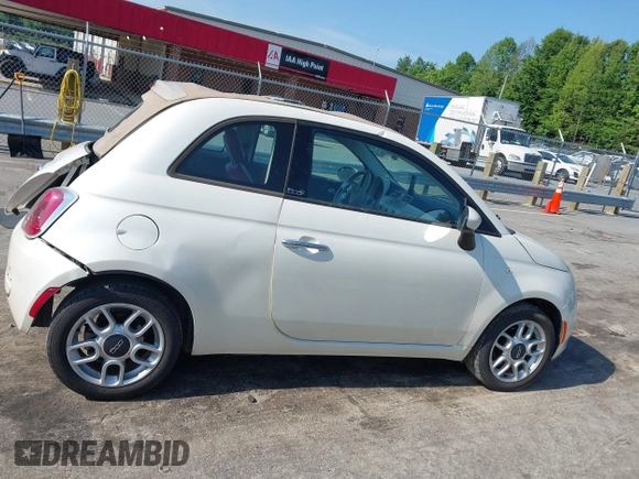 2013 FIAT 500 Pop with VIN 3C3CFFDR7DT512732, listed as a IAAI auction lot 42443988 with 120,681 mi miles and . Bid and sale history available at DreamBid. Image 14.