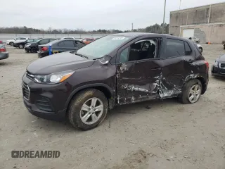 2021 Chevrolet Trax LS with VIN KL7CJNSB6MB307928, listed as a Copart auction lot 44016595 with 50,546 mi miles and Salvage Title. Bid and sale history available at carsss.com. Image 1.