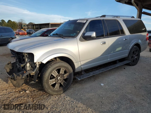 2010 Ford Expedition Max Limited with VIN 1FMJK1K5XAEB69584, listed as a Copart auction lot 49498095 with 258,163 mi miles and Salvage Title. Bid and sale history available at DreamBid. Image 1.