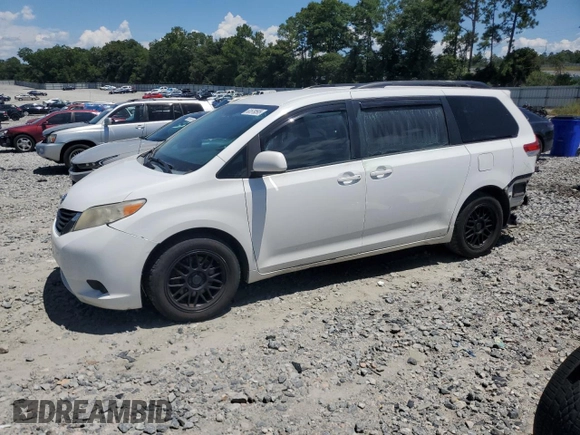 2012 Toyota Sienna LE с VIN 5TDJK3DC2CS044393, выставлен на аукционе Copart как лот 63579595 с пробегом 152 636 миль миль и Списание • Salvage title. История ставок и продаж доступна на DreamBid. Изображение 1.