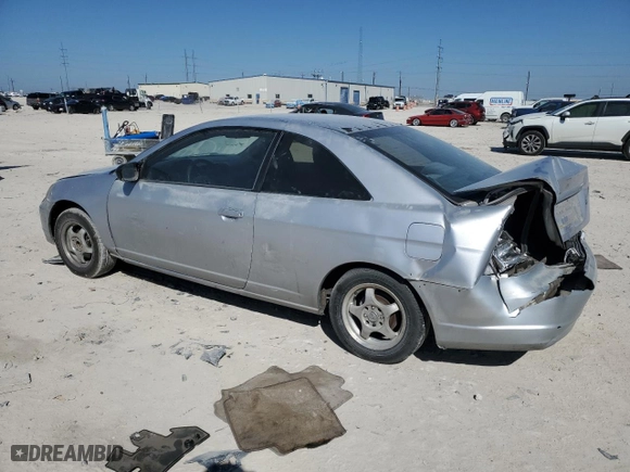 2001 Honda Civic EX with VIN 1HGEM22901L032398, listed as a Copart auction lot 47037665 with 181,838 mi miles and Salvage Title. Bid and sale history available at carsss.com. Image 2.