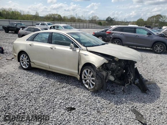 2015 Lincoln MKZ with VIN 3LN6L2G92FR626512, listed as a Copart auction lot 51475005 with 190,713 mi miles and Salvage title. Bid and sale history available at DreamBid. Image 4.