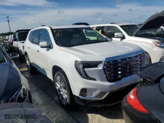 2024 GMC Acadia FWD Denali with VIN 1GKENLKS4RJ195328, listed as a Copart auction lot 74266324 with 0 mi miles and Non Repairable. Bid and sale history available at carsss.com. Image 4.