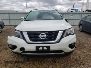 2018 Nissan Pathfinder SV z VIN 5N1DR2MM9JC669315, wystawiony jako Copart lot #53186005 z przebiegiem 188 420 mil mil oraz Szkoda całkowita • Salvage title. Historia ofert i sprzedaży dostępna na DreamBid. Obrazek 5.