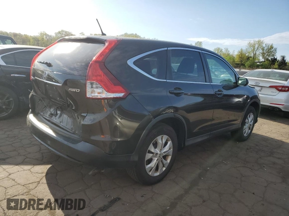 2014 Honda CR-V EX with VIN 5J6RM4H57EL034990, listed as a Copart auction lot 55042465 with 157,463 mi miles and Salvage Title. Bid and sale history available at DreamBid. Image 3.