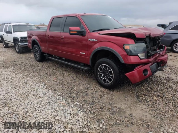 2014 Ford F-150 XL with VIN 1FTFW1ET1EKF08104, listed as a Copart auction lot 43540235 with 206,253 mi miles and Salvage Title. Bid and sale history available at carsss.com. Image 13.