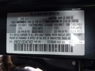 2014 Mazda CX-5 Touring with VIN JM3KE2CY2E0407453, listed as a IAAI auction lot 41564916 with 104,852 mi miles. Bid and sale history available at carsss.com. Image 9.