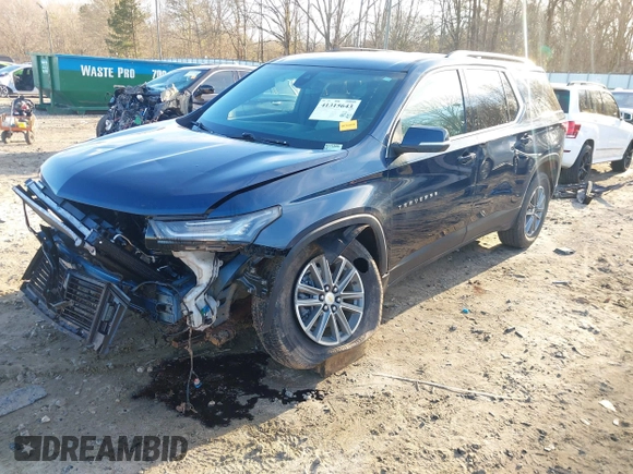 2022 Chevrolet Traverse LT Leather with VIN 1GNERHKW6NJ143586, listed as a IAAI auction lot 41315643 with 65,303 mi miles. Bid and sale history available at carsss.com. Image 20.