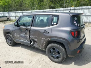 2017 Jeep Renegade Sport with VIN ZACCJBAB9HPE54484, listed as a Copart auction lot 54119825 with 29,856 mi miles and Salvage Title. Bid and sale history available at carsss.com. Image 2.