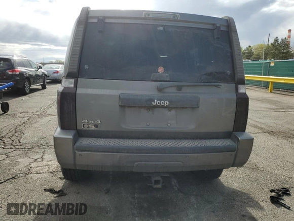 2008 Jeep Commander Sport with VIN 1J8HG48K18C184699, listed as a Copart auction lot 54739305 with 185,950 mi miles and Salvage title. Bid and sale history available at DreamBid. Image 6.