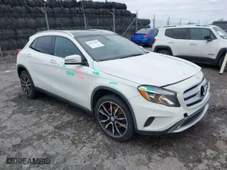 2017 Mercedes-Benz GLA with VIN WDCTG4GB5HJ349534, listed as a IAAI auction lot 41727368 with NaN miles. Bid and sale history available at carsss.com. Image 1.