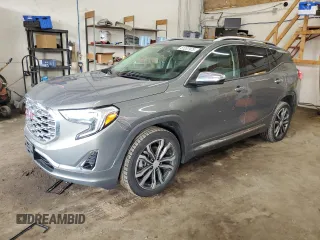 2018 GMC Terrain Denali with VIN 3GKALXEX7JL200456, listed as a Copart auction lot 61207975 with 91,028 mi miles and Salvage title. Bid and sale history available at DreamBid. Image 1.