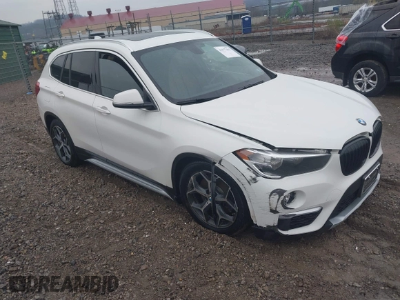 2018 BMW X1 xDrive28i with VIN WBXHT3C33J5L34824, listed as a IAAI auction lot 41977462 with 84,131 mi miles and . Bid and sale history available at DreamBid. Image 1.