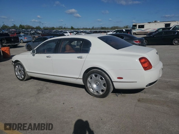 2008 Bentley Flying Spur with VIN SCBBR93W08C051630, listed as a Copart auction lot 52567205 with 29,612 mi miles and Salvage Title. Bid and sale history available at DreamBid. Image 2.