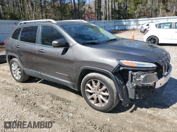 2014 Jeep Cherokee Limited with VIN 1C4PJLDB6EW226055, listed as a Copart auction lot 49098355 with 101,487 mi miles and Salvage Title. Bid and sale history available at carsss.com. Image 4.