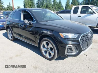 2022 Audi Q5 S line Premium Plus with VIN WA1EAAFY4N2042912, listed as a IAAI auction lot 42673244 with 32,597 mi miles and . Bid and sale history available at DreamBid. Image 1.