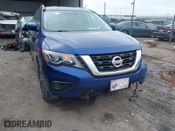 2017 Nissan Pathfinder S with VIN 5N1DR2MN2HC601120, listed as a IAAI auction lot 41916133 with 99,995 mi miles and . Bid and sale history available at DreamBid. Image 1.