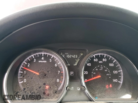 2016 Nissan Versa S with VIN 3N1CN7AP3GL862955, listed as a Copart auction lot 63529265 with 102,423 mi miles and Salvage title. Bid and sale history available at DreamBid. Image 9.