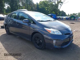 2013 Toyota Prius One with VIN JTDKN3DUXD5604950, listed as a IAAI auction lot 40307683 with 43,628 mi miles. Bid and sale history available at carsss.com. Image 6.