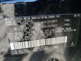 2016 Toyota RAV4 LE with VIN 2T3ZFREV2GW294621, listed as a Copart auction lot 50070175 with 106,348 mi miles and Salvage Title. Bid and sale history available at carsss.com. Image 15.