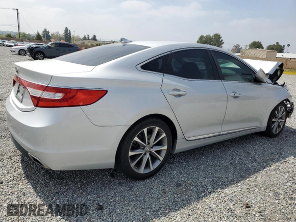 2016 Hyundai Azera with VIN KMHFG4JG2GA501321, listed as a Copart auction lot 50603855 with 60,355 mi miles and Salvage title. Bid and sale history available at DreamBid. Image 3.