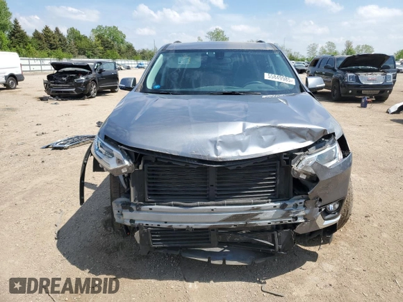 2019 Chevrolet Traverse LT Cloth z VIN 1GNERGKW5KJ291265, wystawiony jako Copart lot #55849985 z przebiegiem 52 651 mil mil oraz Szkoda całkowita • Salvage title. Historia ofert i sprzedaży dostępna na DreamBid. Obrazek 5.