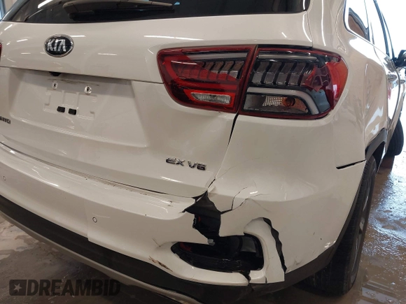 2019 Kia Sorento EX V6 with VIN 5XYPH4A54KG454466, listed as a IAAI auction lot 41565519 with 42,500 mi miles. Bid and sale history available at carsss.com. Image 21.