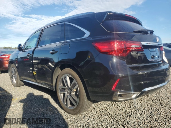 2020 Acura MDX Sport Hybrid w/Advance Pkg with VIN 5J8YD7H75LL000291, listed as a Copart auction lot 74249384 with 0 mi miles and Non Repairable. Bid and sale history available at carsss.com. Image 2.