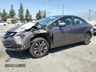 2015 Honda Civic EX z VIN 2HGFB2F83FH524469, wystawiony jako Copart lot #56207075 z przebiegiem 85 678 mil mil oraz Szkody całkowita. Historia ofert i sprzedaży dostępna na DreamBid. Obrazek 1.