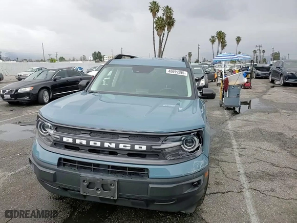 2021 Ford Bronco Sport Big Bend with VIN 3FMCR9B69MRB20633, listed as a Copart auction lot 48699295 with 46,724 mi miles and Salvage Title. Bid and sale history available at carsss.com. Image 11.